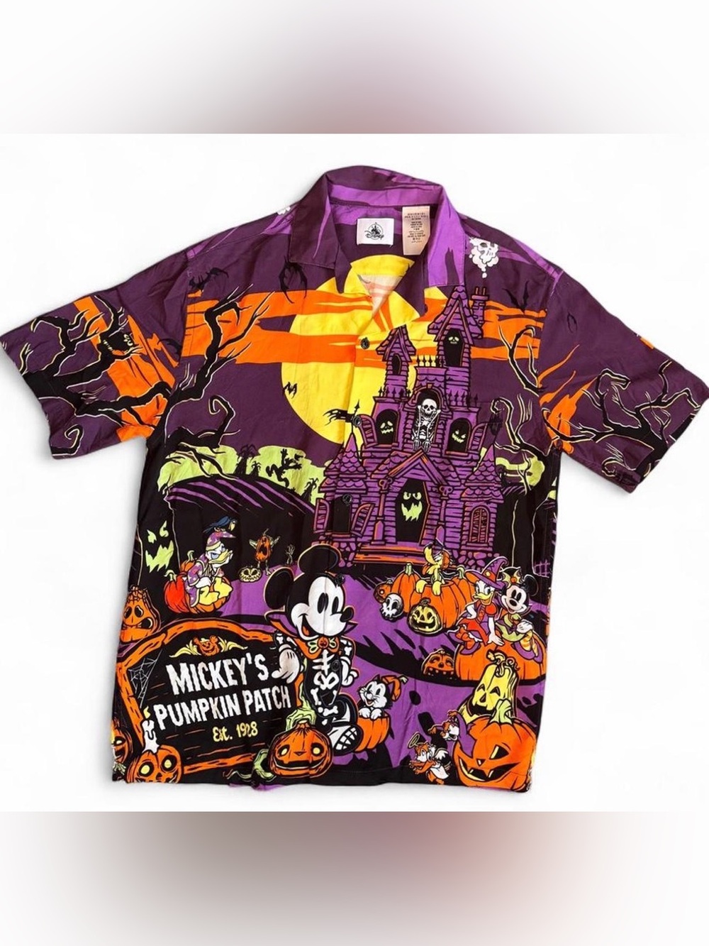 Disney Mickey's Pumpkin Patch Purple Halloween Shirt